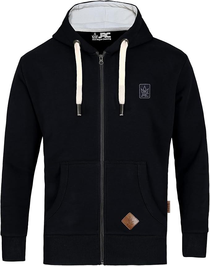 JRC Mens Zipped Fleece Hoodie