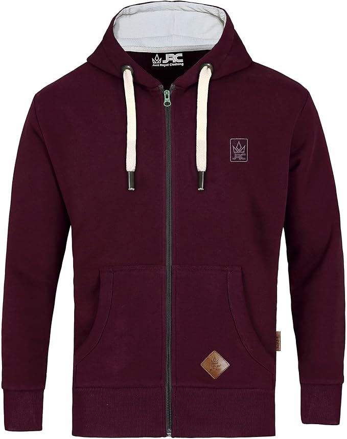 JRC Mens Zipped Fleece Hoodie