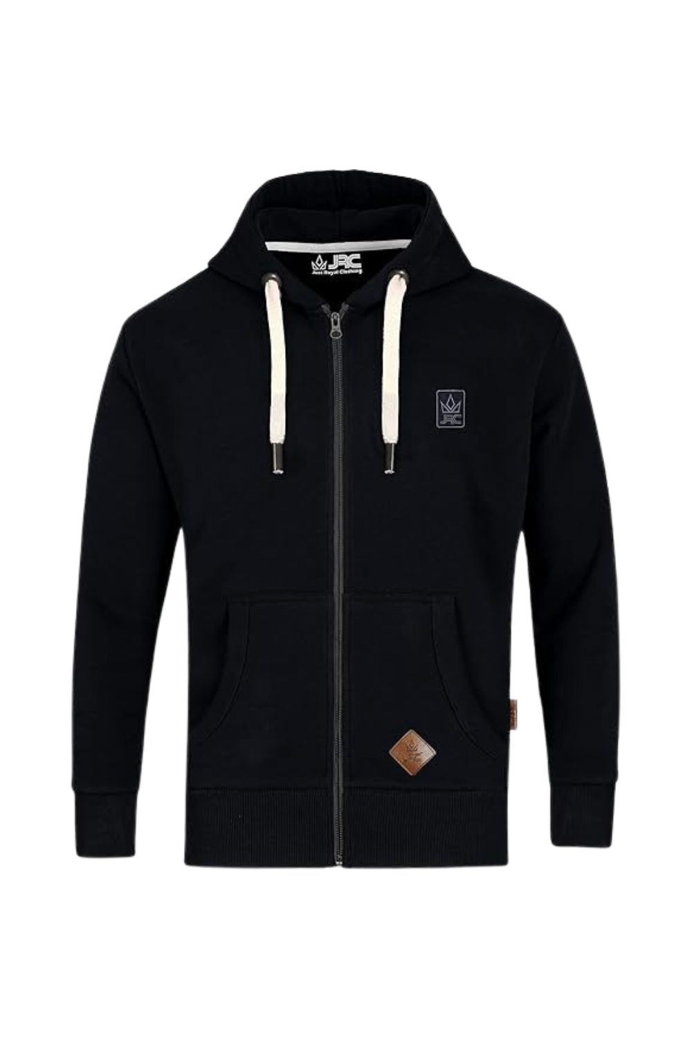 Men's Zip Fleece Hoodie | Full Zip Hooded Sweatshirt | JRC UK