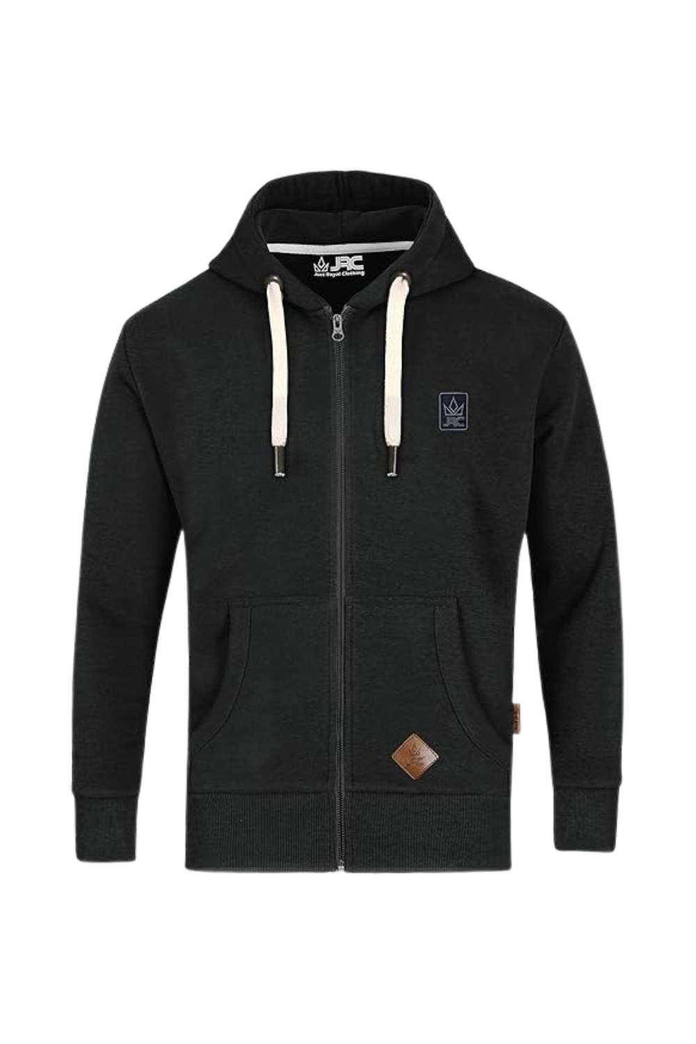 Men's Zip Fleece Hoodie | Full Zip Hooded Sweatshirt | JRC UK
