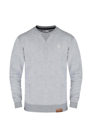 JRC Mens Fleece Crewneck Sweatshirts & Pullovers Grey