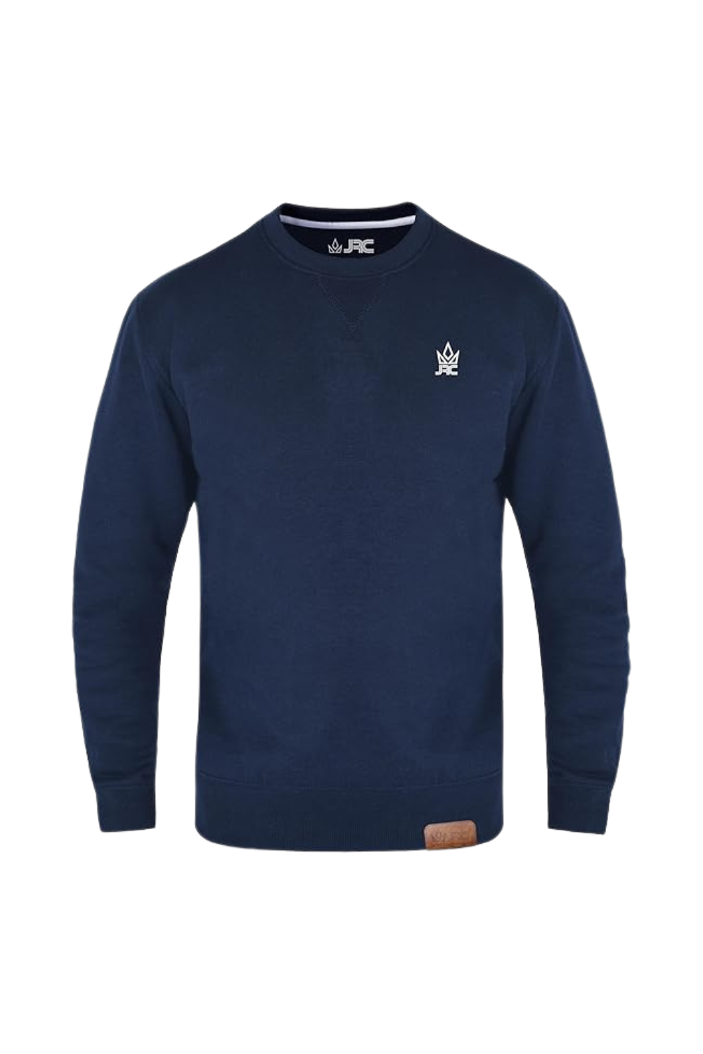 Men's Navy Fleece Crewneck Sweatshirt | Pullover Jumper | JRC UK