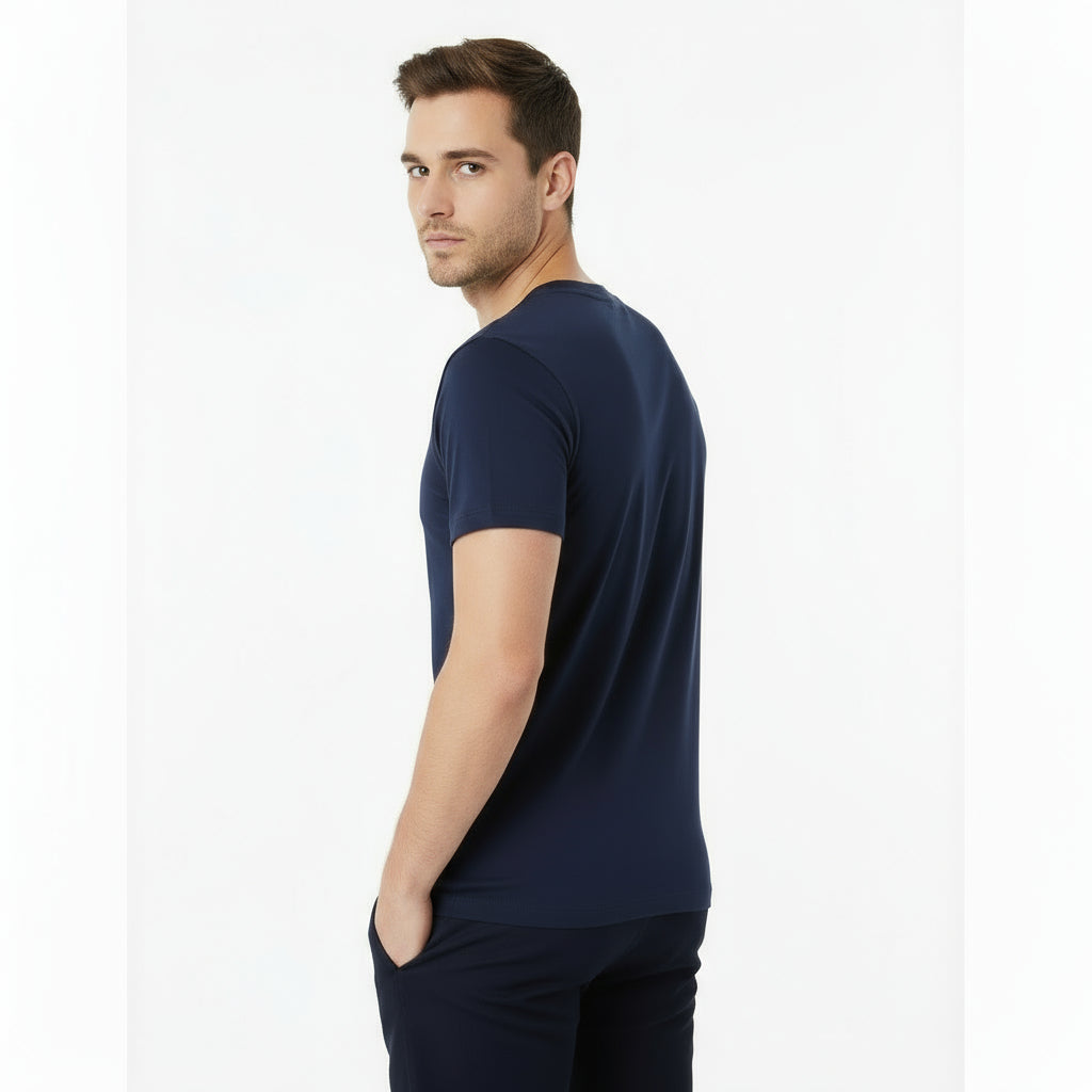 JRC Pack of 4 Mens Short Sleeve V-Neck T-Shirts