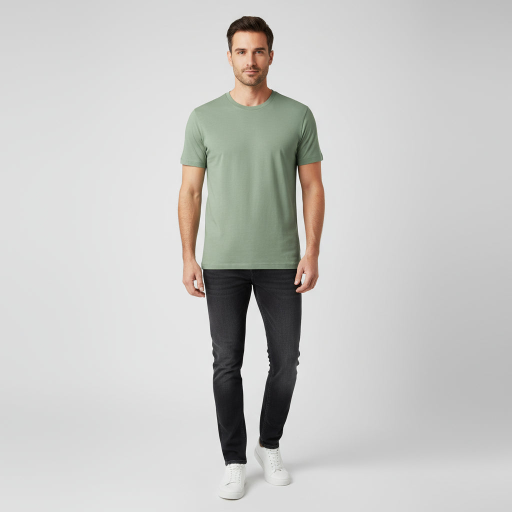 JRC Pack of 4 Mens Short Sleeve V-Neck T-Shirts