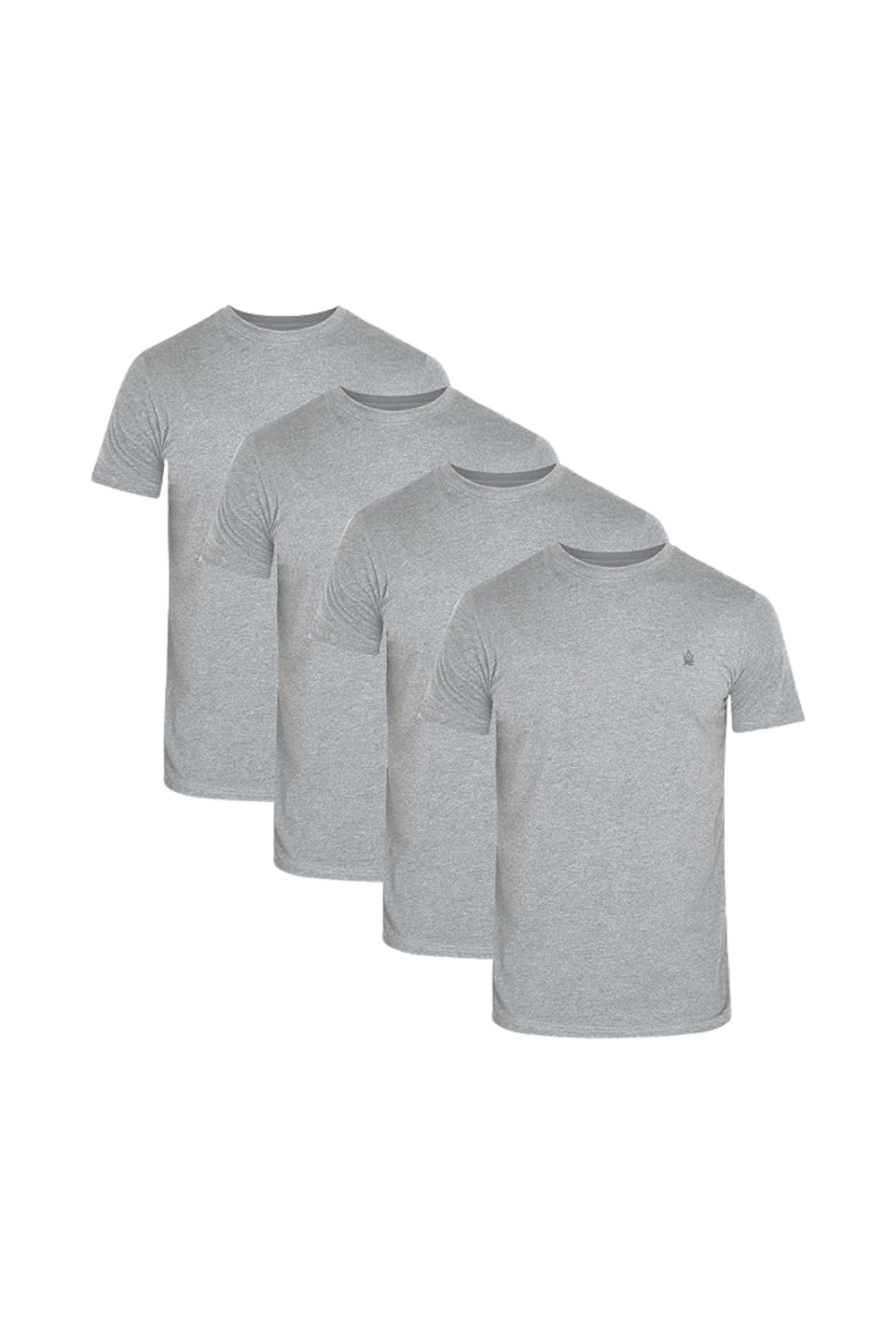 Men's Pack of 4 Crew Neck T-Shirts | Cotton Short Sleeve | JRC UK