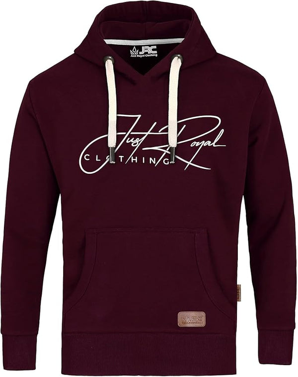 JRC Mens Henley Pullover Fleece Hoodie