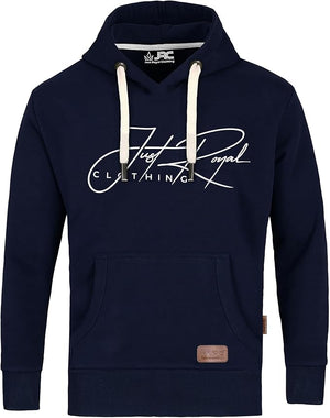 JRC Mens Henley Pullover Fleece Hoodie