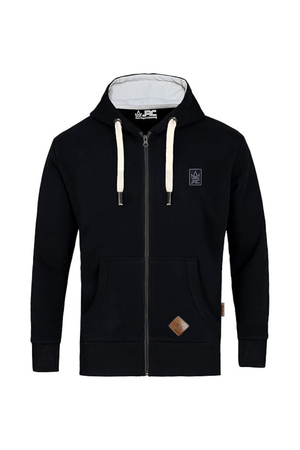 JRC Mens Zip Hoodies with Thermal Hood Black