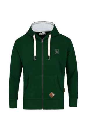 JRC Mens Zip Hoodies with Thermal Hood Green