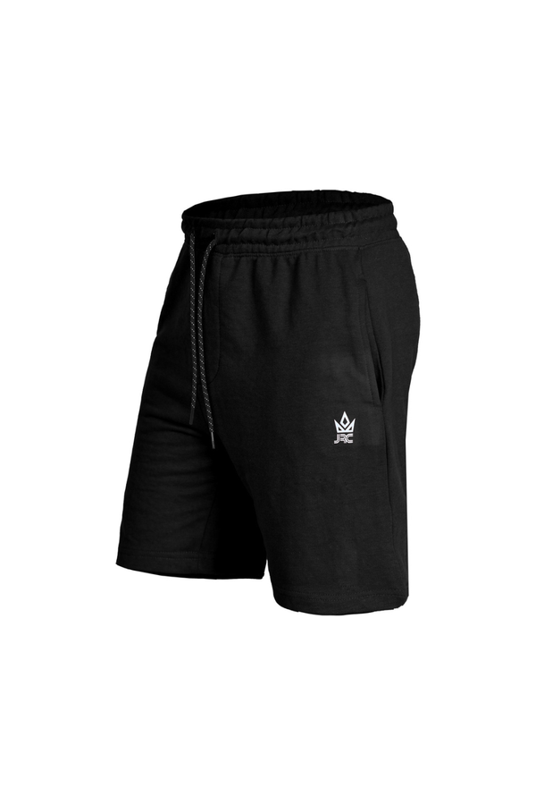 Men's Black Gym Plain Simple Shorts | JRC UK