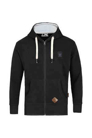 JRC Mens Zip Hoodies with Thermal Hood Charcoal