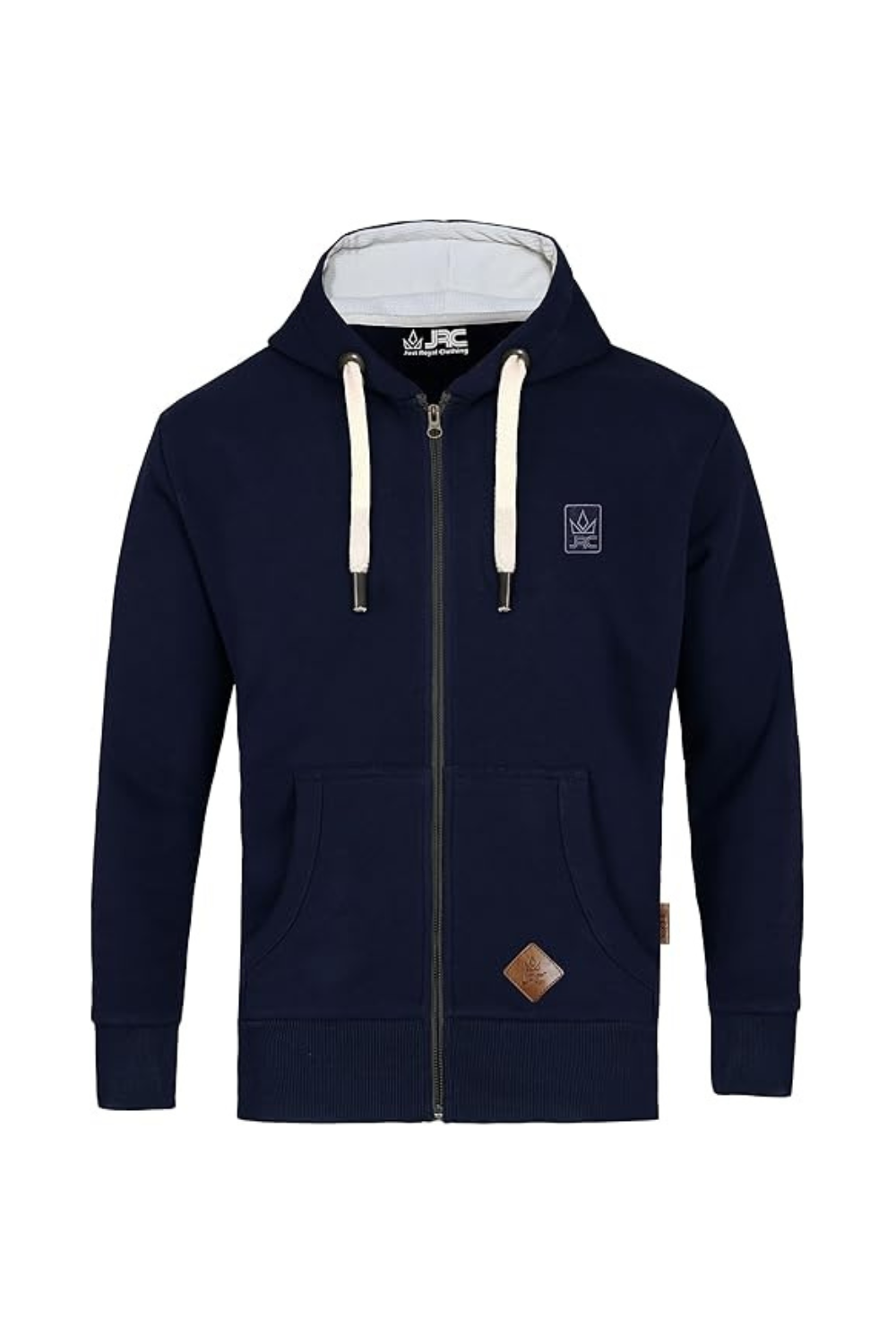 JRC Mens Zip Hoodies with Thermal Hood Navy