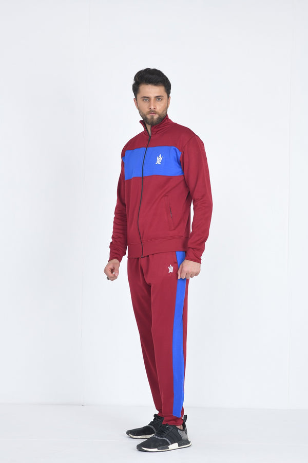 Mens Full Zip Two Tone Contrast Tracksuit