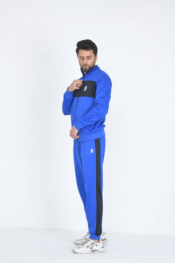 Mens Full Zip Two Tone Contrast Tracksuit
