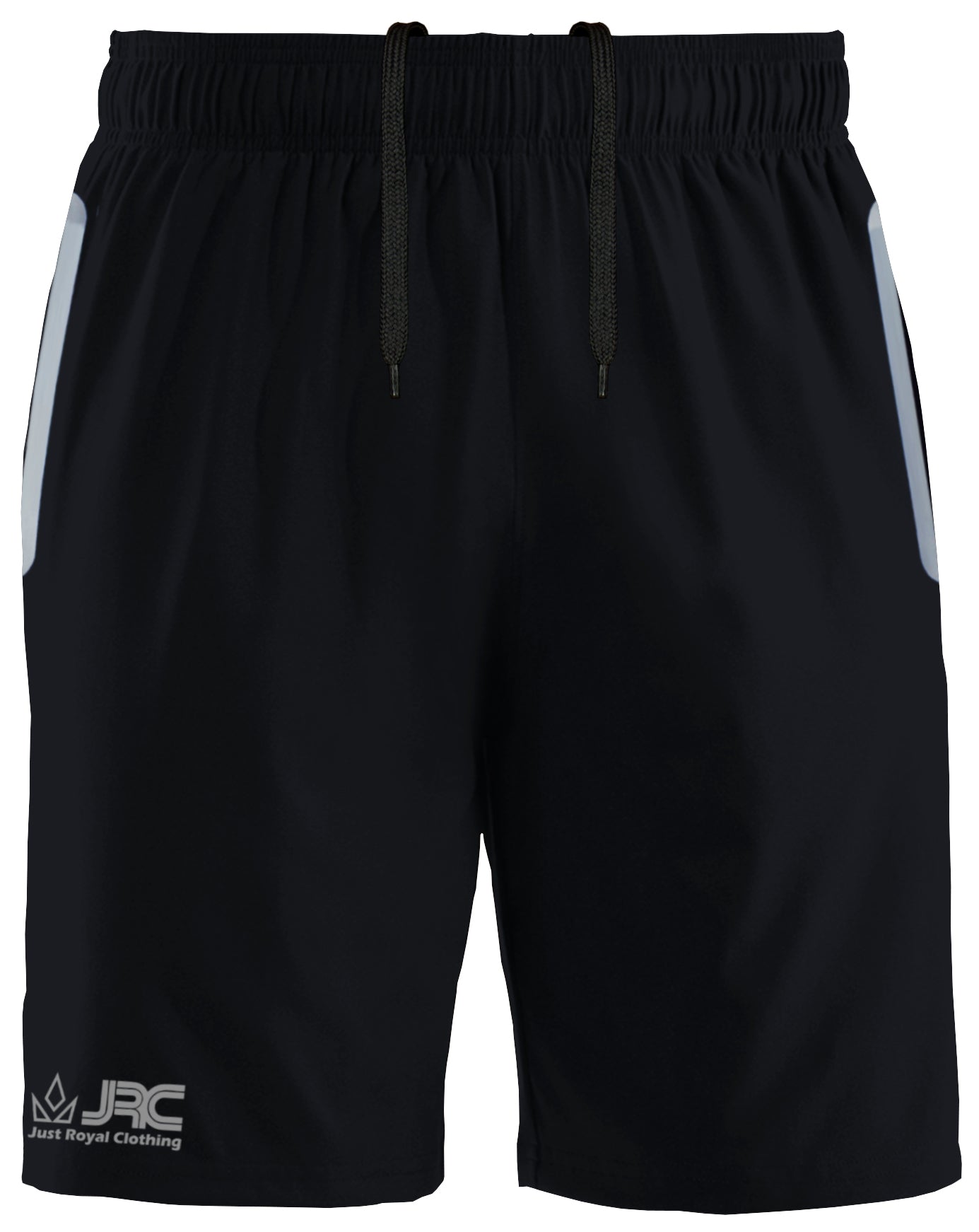 Men's Black Running Shorts with 2 Zip Pockets | JRC UK